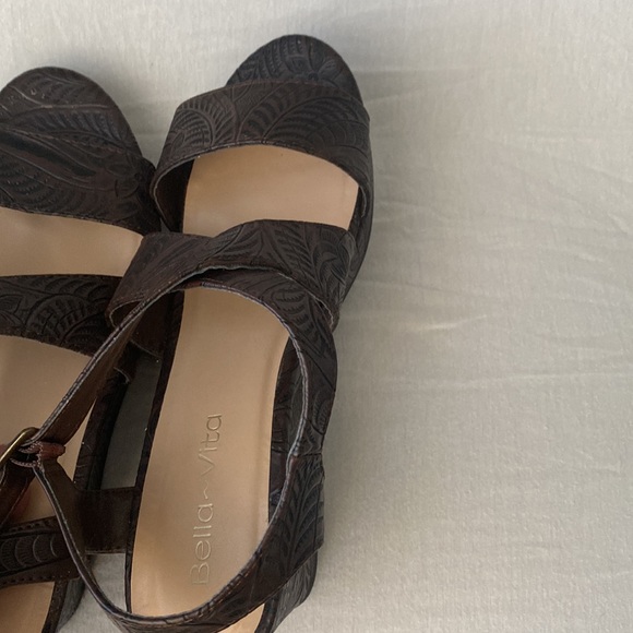 Bella vita sandals, brown. - Picture 5 of 7